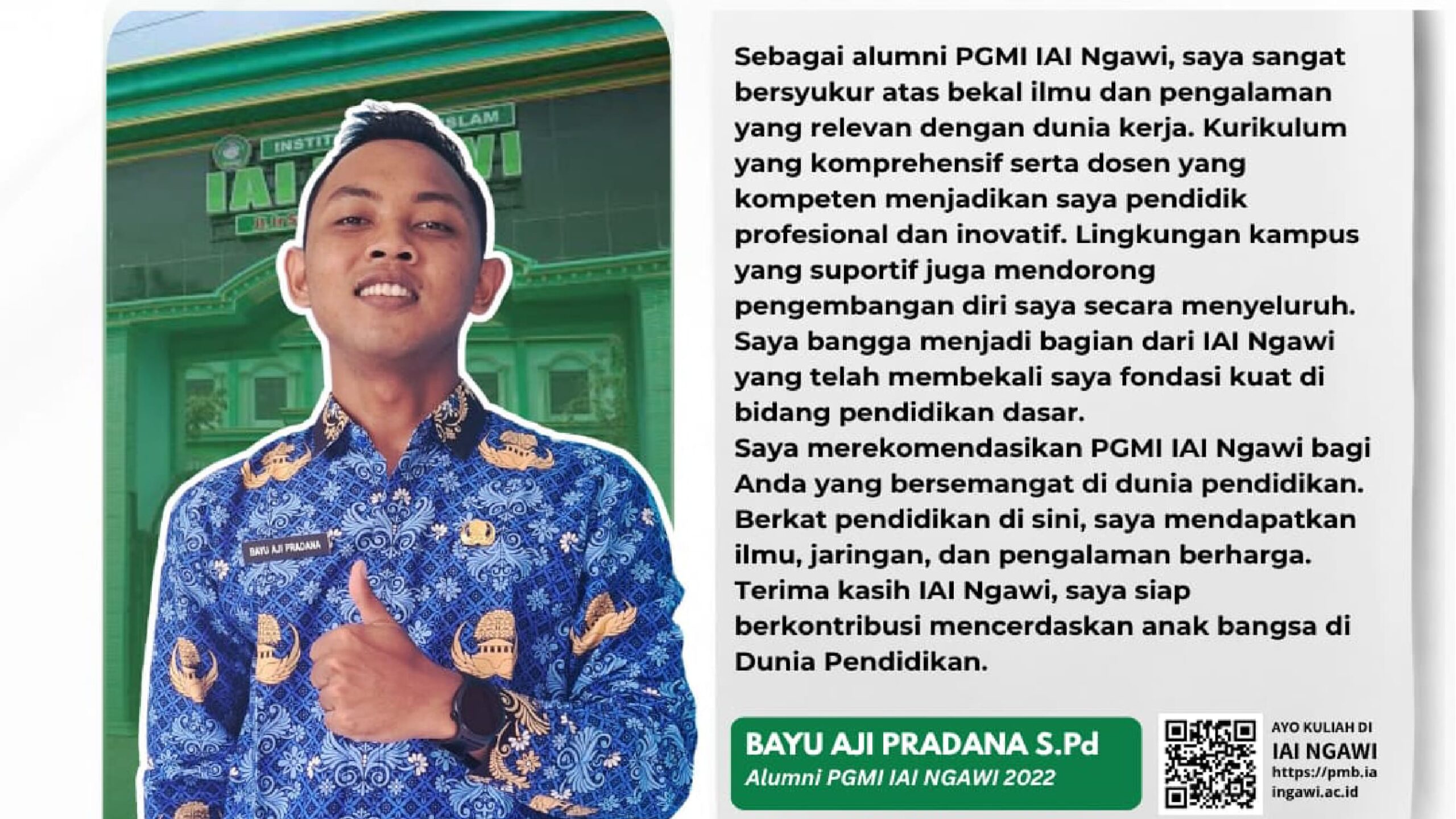 Testimoni Alumni